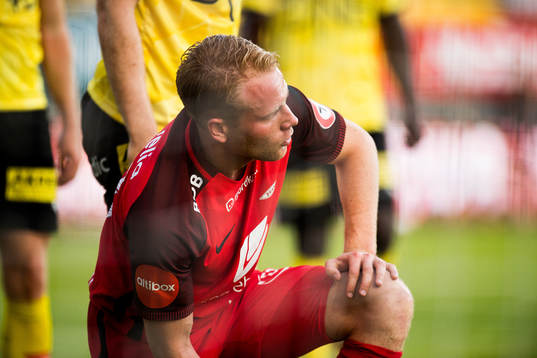Henrik Kjelsrud Johansen of Brann looks dejected