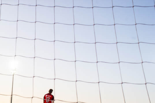 Gilli Rolantsson of Brann looks dejected
