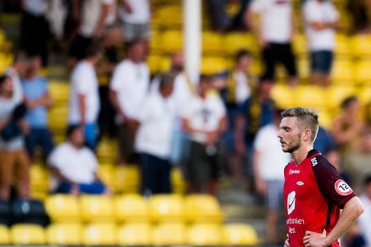 Gilli Rolantsson of Brann looks dejected