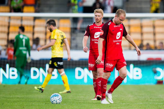 Sivert Heltne Nilsen and Henrik Kjelsrud Johansen of Brann