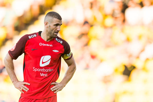 Azar Karadas of Brann looks dejected