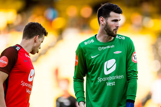 goalkeeper Samuel Sahin-Radlinger of Brann