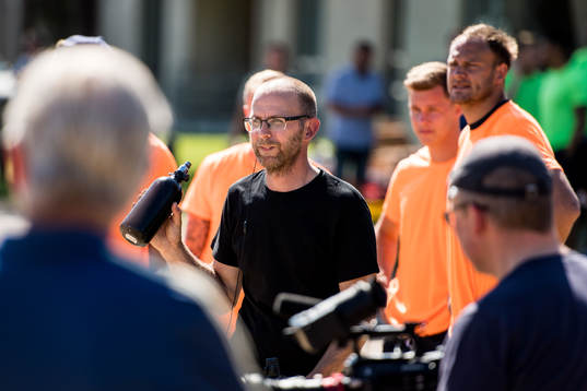 Paintball skjutning som fick skjutas upp då det saknades