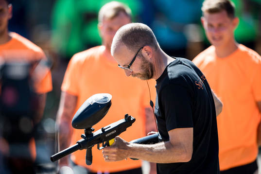 Paintball skjutningen fick skjutas upp då det saknades gas