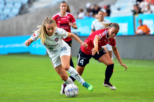 Rosengårds Fiona Brown och Limhamn Bunkeflos Elin