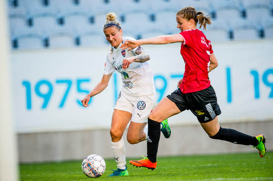 Rosengårds Anja Mittag mot Limhamn Bunkeflos Maria Möller