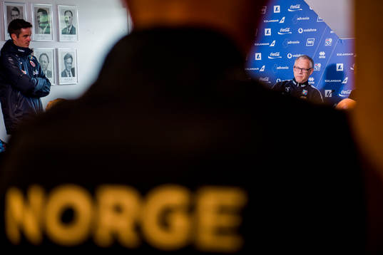 Lars Lagerbäck, head coach of Norway
