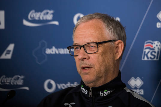 Lars Lagerbäck, head coach of Norway