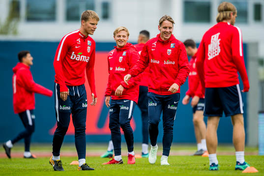 Sigurd Rosted, Mats Møller Dæhli and Stefan Johansen of
