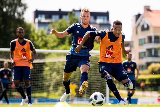 Sebastian Larsson och Martin Olsson