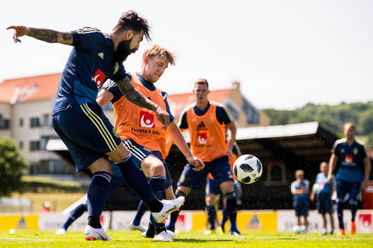 Emil Forsberg och Jimmy Durmaz