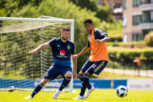 Marcus Berg och Martin Olsson