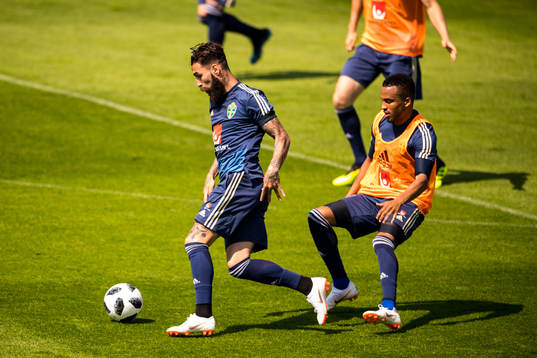 Jimmy Durmaz och Martin Olsson