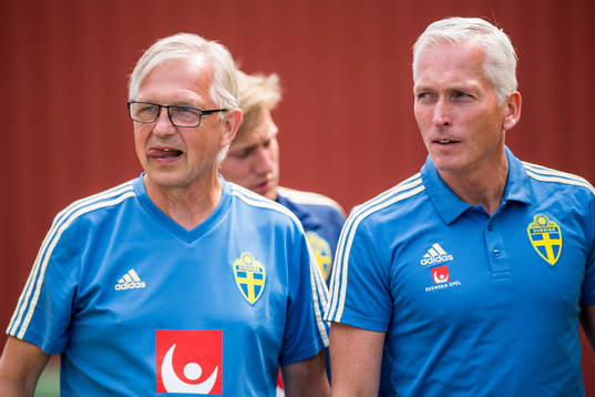 Landslagschef Lars Richt och Svenska fotbollsförbundets