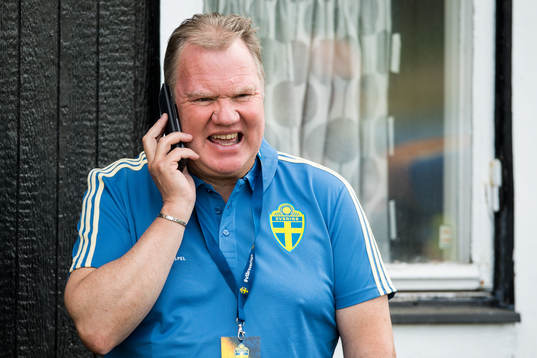 Svenska Fotbollsförbundets ordförande Karl-Erik Nilsson