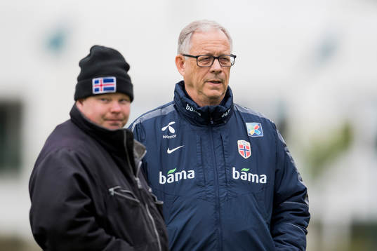Lars Lagerbäck, head coach of Norway