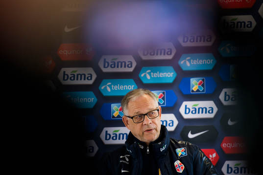 Lars Lagerbäck, head coach of Norway