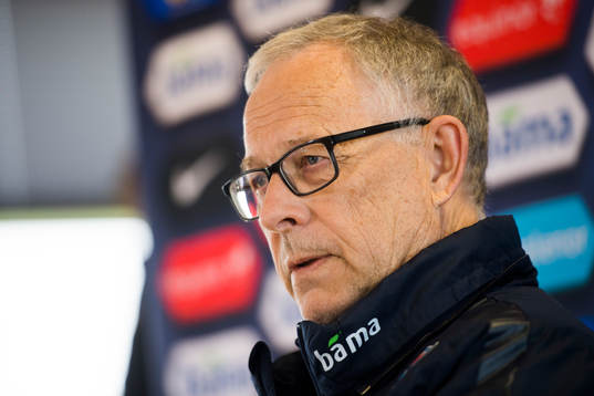 Lars Lagerbäck, head coach of Norway