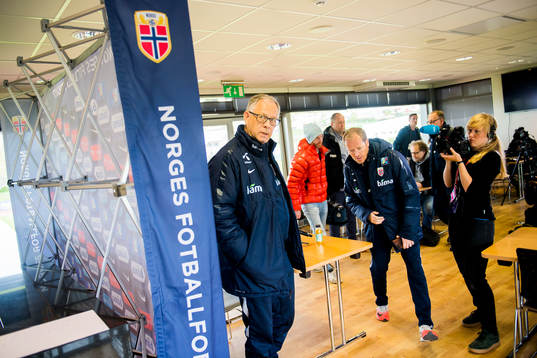 Lars Lagerbäck, head coach of Norway