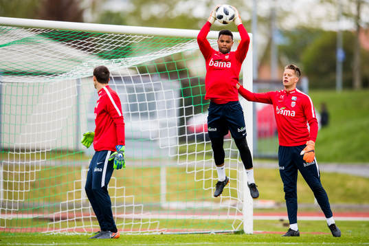 Goalkeeper Rune Almenning Jarstein, goalkeeper Sten