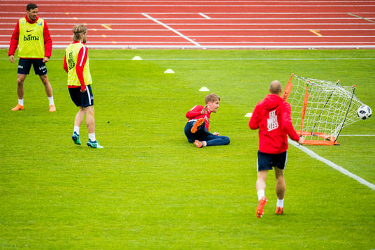 Martin Linnes, Iver Possum, Kristoffer Ajer and Tore