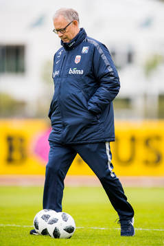 Lars Lagerbäck, head coach of Norway