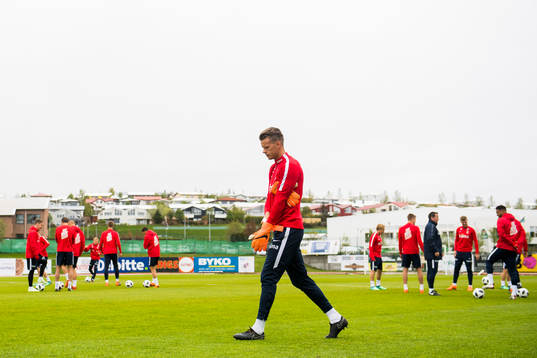Goalkeeper Ørjan Nyland of Norway