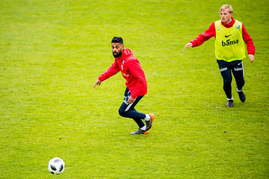 Ghayas Zahid and Mats Møller Dæhli of Norway