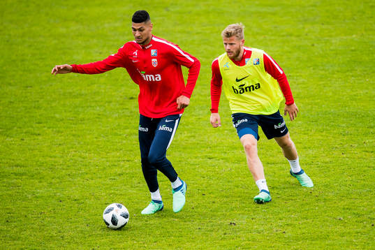Bjørn Maars Johnsen and Fredrik Midtsjø of Norway