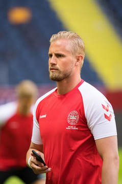 Målvakten Kasper Schmeichel
