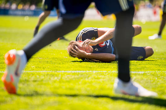 Andreas Granqvist grinar illa