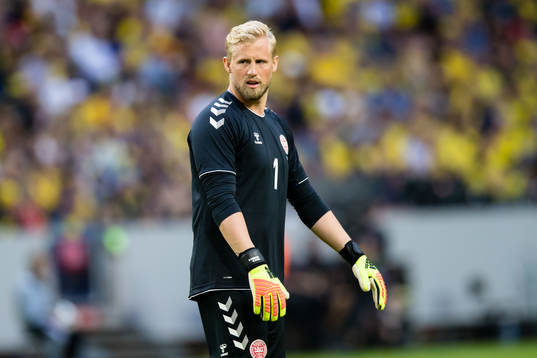 Danmarks målvakt Kasper Schmeichel