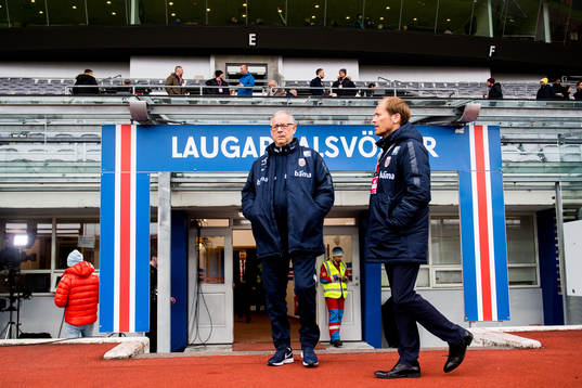 Lars Lagerbäck, head coach of Norway