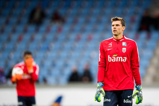 Goalkeeper Rune Almenning Jarstein of Norway