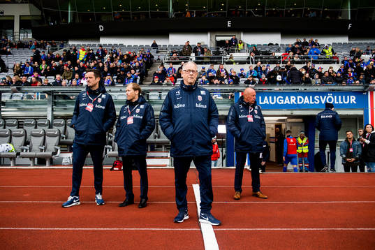 Lars Lagerbäck, head coach of Norway