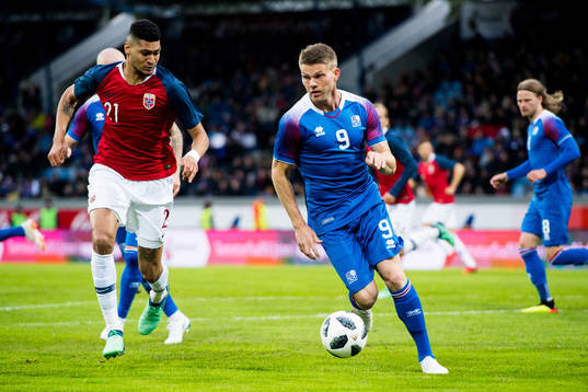 Bjørn Maars Johnsen of Norway and Björn Bergmann