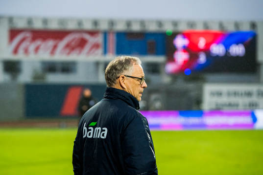 Lars Lagerbäck, head coach of Norway