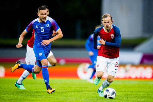 Sverrir Ingason of Iceland and Iver Fossum of Norway