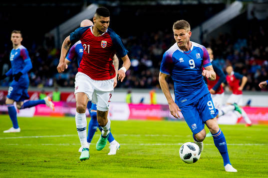 Bjørn Maars Johnsen of Norway and Björn Bergmann