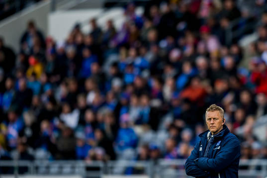 Heimir Hallgrímsson, head coach of Iceland