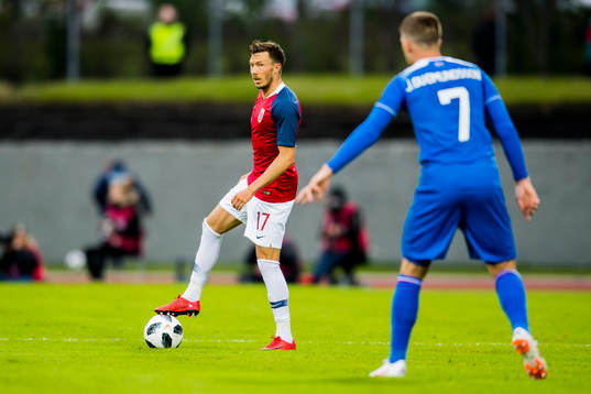 Martin Linnes of Norway and Jóhann Gudmundsson of Iceland
