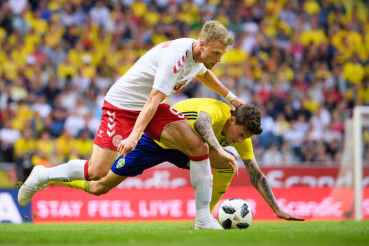 Danmarks Nicolai Jörgensen och Sveriges Victor Nilsson