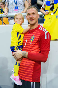 Sveriges målvakt Robin Olsen