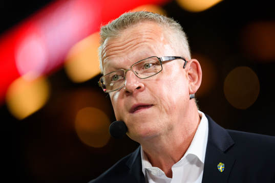 Sveriges förbundskapten Janne Andersson