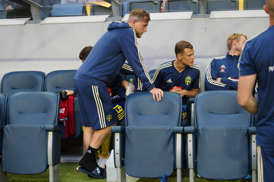 Sveriges John Guidetti stod över träningslandskampen i