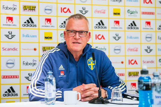 Head coach Janne Andersson of Sweden