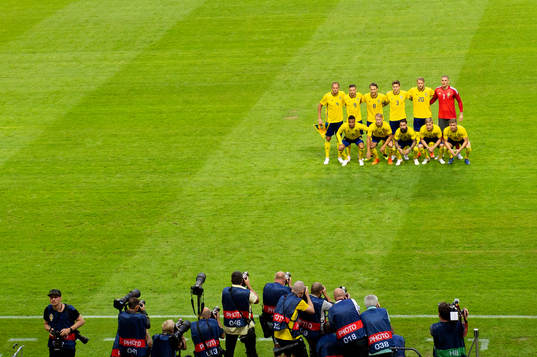 Sveriges lagbild innan träningslandskampen i fotboll