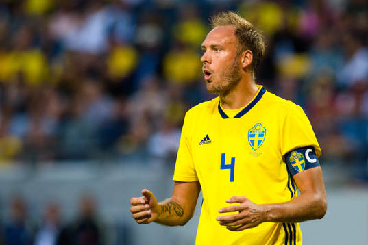 Sveriges Andreas Granqvist reagerar