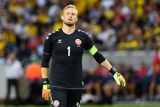 Danmarks målvakt Kasper Schmeichel