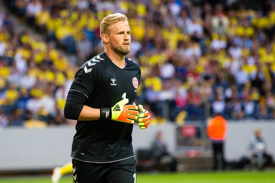 Danmarks målvakt Kasper Schmeichel